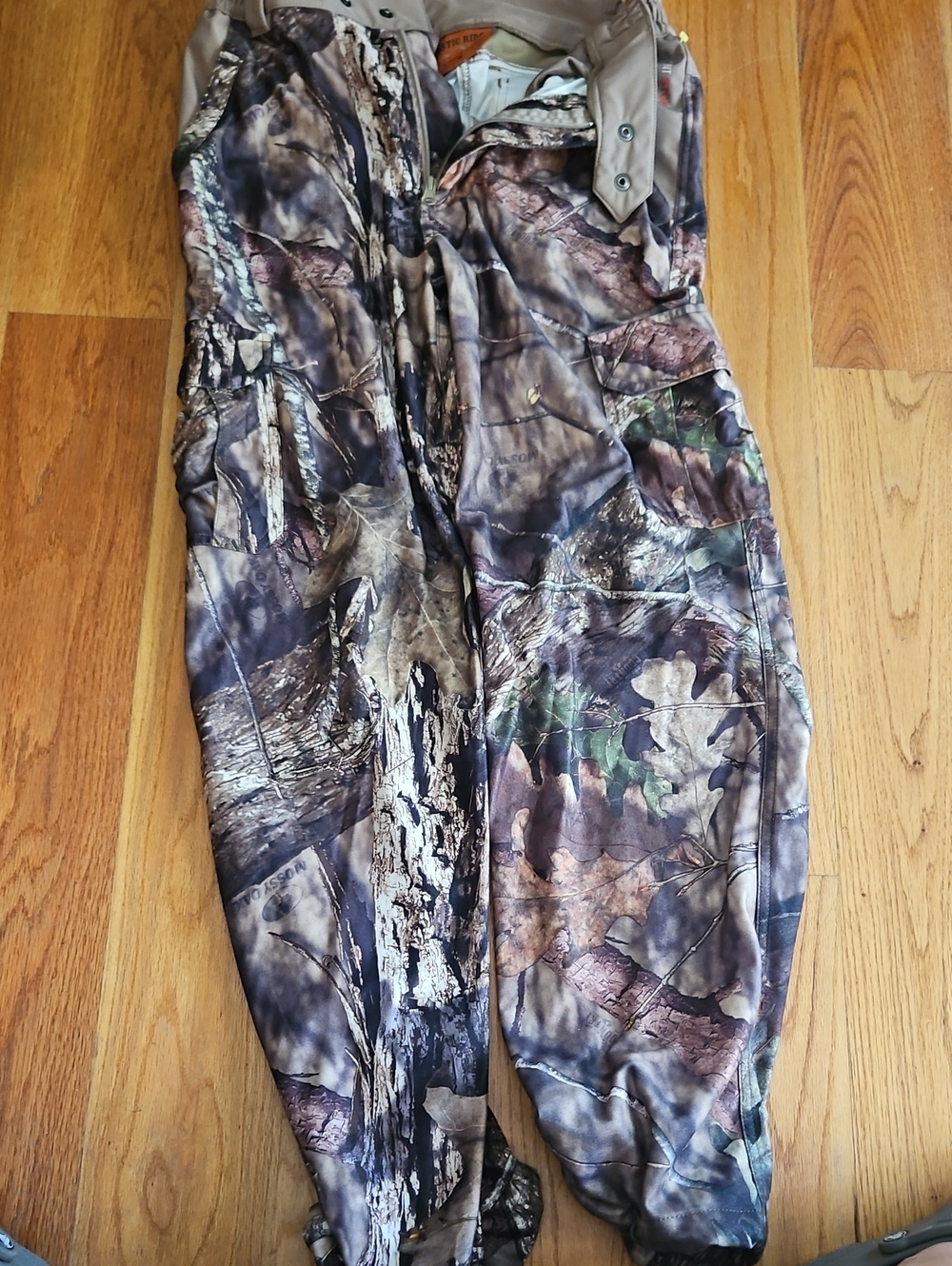 Men's Camouflage Track Joggers - Brown/Green Camo
